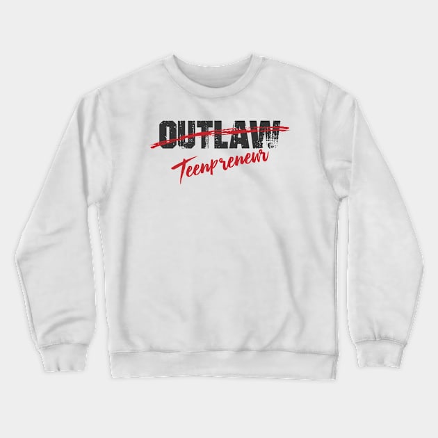 Out Law Trendy Crewneck Sweatshirt by designdaking